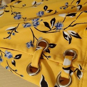 Beautiful Yellow Flowery Dress